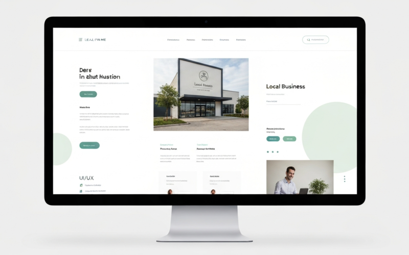 Website Homepage Layout for New Braunfels Local Businesses